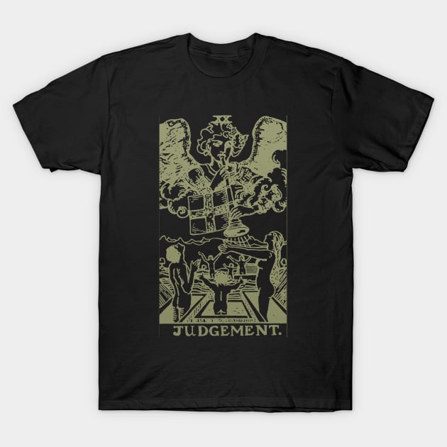 Golden Tarot - Judgement T-Shirt by tetratarot